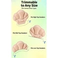 thumbnail image 3 of 4PCS Heel Grips for Shoes Too Big, Self-Adhesive Heel Cushion Inserts for Women Men, Blister Prevention Heel Protectors Shoe Size Reducer Pads, Anti-Slip Heel Liners for Sneakers Boots Loafers, 3 of 6