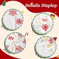 thumbnail image 4 of Christmas Throw Blanket, Fuzzy Fluffy Soft Cozy Blanket, Fleece Flannel Plush Microfiber Blanket for Couch Bed Sofa (50" X 60",White Snowflake), 4 of 7
