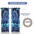 thumbnail image 3 of Anime Curtains for Bedroom Drapes Slayer Tanjirou Inosuke Kyoujurou Print Design Window Treatments Curtain Panel Set, 2-Panels, 42" W x 63" L, 3 of 8