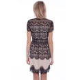 thumbnail image 2 of Scully HC612-BLK-L Women Contrast Lining Lace Dress, Black - Large, 2 of 2