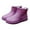 Purple, variant on Women Rain Boots Ankle Rain Boots Waterproof Non- Casual Shoes Short Rain Boots Wide Calf For Gardening Outdoor Work And Everyday Wear Rain Boots