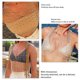 thumbnail image 3 of Top corto sin mangas con cuello redondo para mujer, Top transparente con purpurina y diamantes de imitación para cubrir la parte superior para mujer, 3 of 6