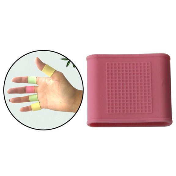 Mangas para dedos de golf para Protector de Club antideslizante Cuna para dedos Protector Baloncesto Bád Rosa 23mm Macarena Protector de dedos de golf
