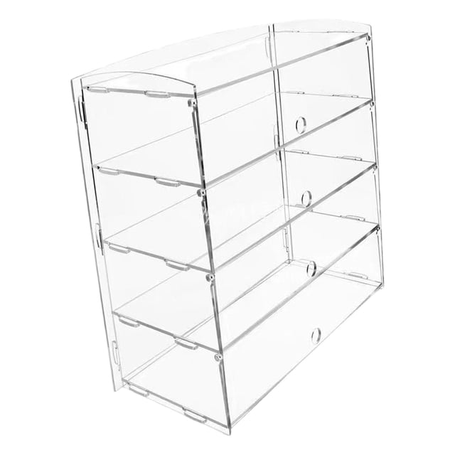 simhoa Acrylic Display Shelf Stable Perfume Organizing for Party Home Decor Dresser 4 Tiers