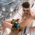 thumbnail image 2 of luoweisi Men's Beach Shorts Quick Dry Swim Trunks with Mesh Lining Toucan L, 2 of 5