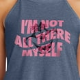 thumbnail image 3 of Alice In Wonderland - I'm Not All There Myself - Juniors High Neck Tank Top, 3 of 5