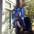 thumbnail image 2 of Carolines Treasures LH9295-FLAG-PARENT French Bulldog Winter Snowflakes Holiday Flag  multicolor, 2 of 2