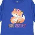 thumbnail image 4 of Inktastic Floral Fox Big Sister Girls Long Sleeve Toddler T-Shirt, 4 of 5