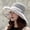 Light Gray, variant on Women's Korean Style Wide Brim Sun Hat UPF50+ UV Protection Face Covering Breathable Versatile For Beach Travel Gardening Outdoor Beige One Size