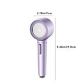 thumbnail image 3 of High-Pressure Handheld Showerhead with 360-Degree Rotation, Multi-Spray Mode Shower Head for Rain and Massage, Non-Clogging ABS Shower Head with Replacement Nozzles(Purple), 3 of 9