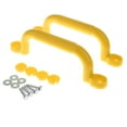 thumbnail image 1 of 2PCS Playground Climbing Frame Handle w/Fixings Swing Toy ACCS Yellow, 1 of 8