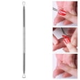 thumbnail image 3 of 975 Pieces Lint Free Nail Art Gel Polish Remover Cotton Pad Nail Wipe With 1 Pcs Cuticle Double Head Pusher Remover Tool E22, 3 of 3