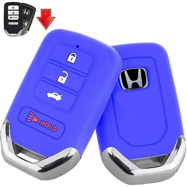 RemoteOverstock Remote Key Fob Silicone SKIN COVER Case Shell Keyless Entry Remote Protector for Honda fits 2013-2021