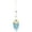 Blue, variant on Blue Blue Wind Chimes Crystals Hanging For Window Garden Suncatchers Crystal Prisms Boho Decor Iron And Glass Material 14.96X2.76 Inches Blue Wind Chimes