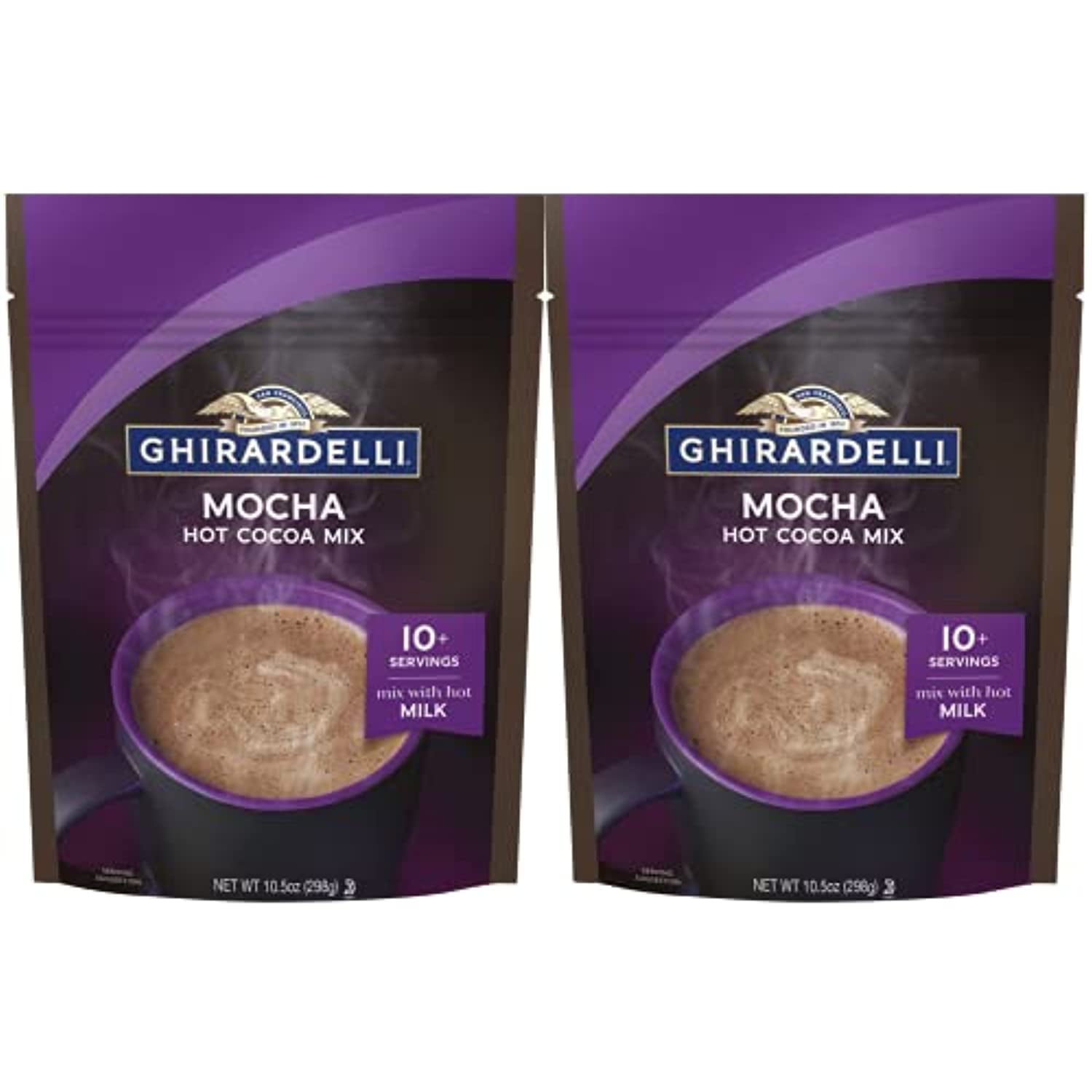 Ghirardelli Premium Double Chocolate Flavored Hot Cocoa Mix, 32