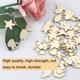 thumbnail image 3 of Decoraciones para el hogar Animales Forma Colgantes Pintura Scrapbooking Accesorios Establecer adornos de madera Regalos para niños Paquete de 200 Speravity HA012573-00, 3 of 7