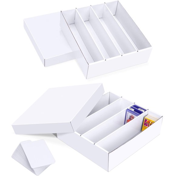 Caja de almacenamiento de tarjetas Leyzan de 3200 unidades para Sports TCG MTG (paquete de 2)