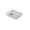 Silver, variant on 2pcs Plastic Trays Acrylic Transparent Rectangular Heavyweight Serving Party Platter Food Tray