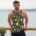 thumbnail image 6 of Logiee Octopuses And Leaves Print Men's Workout Tank Top,Quick Dry Workout Tank Top,Gym Muscle Tee,Fitness Bodybuilding Sleeveless T Shirt-X-Large, 6 of 7