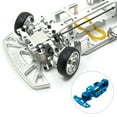 thumbnail image 4 of Bottom Plate Steering Gear Seat Remote Control 1:28 Chassis Model Vehicle Upgrade Parts Modification Accessories Blue, 4 of 8