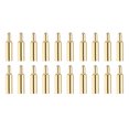 thumbnail image 1 of Uxcell 40Pcs 6.5mm PogoPins de resorte, conectores de pin de prueba de corriente de thimble de cobre chapado en oro para conducción eléctrica, 1 of 6