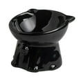 thumbnail image 2 of Comedero Elevado de Cerámica para Gatos, Gran Capacidad, 250 Ml | Diseño Ancho y Poco Profundo Que Protege Los Bigotes | Comedero Elevado para Gatos Que Mejora La Digestión | Bebedero Negro Resistent, 2 of 6