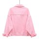 thumbnail image 4 of Chaqueta vaquera para mujer, chaqueta corta holgada de manga larga, Top informal de talla grande, 4 of 5