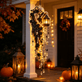 thumbnail image 7 of Elegant Halloween Cascade Wall Light, Skeleton Midnight Decor with Skeleton Lantern and Cascading Crystals, Gothic Wall Hanging for Halloween Home, 7 of 7
