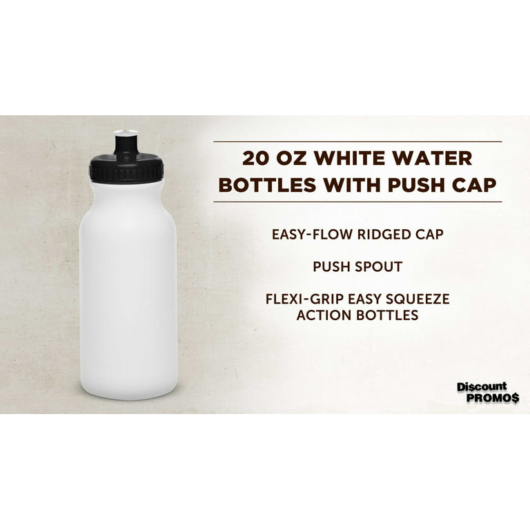 CSBD 20oz Bulk Water Bottles, 10 Pack, Reusable Water Bottles, BPA Fre
