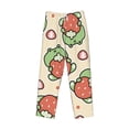 thumbnail image 4 of Balery Frog Hold Strawberry print Men's Pajama Pants,Ultra Lightweight Pjs,Lounge Pant-Small, 4 of 9
