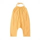 thumbnail image 2 of Odeerbi 1-14 Años Chicos Niñas Verano Sin Espalda Algodón Sudadera Halter Romper Color Sólido Casual Camisola Overalls Bib Pantalones Generales, 2 of 4