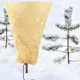 thumbnail image 2 of Winter Cover for Plants, Non-woven Winter Cover 80 g/m² Frost Protection for Potted Plants and Roses (100x80cm) - 2 Pieces, 2 of 4