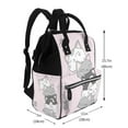 thumbnail image 2 of Wukai cat Mummy Backpac,&nbsp;Diaper Bag Purse Breast Pump Bag Purse Diaper Bag for swim,gym,workout,large capacity backpack, 2 of 6