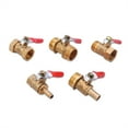 Ball Valve,Brass Water Oil Air Fuel Line Shutoff,Pipe Fittings