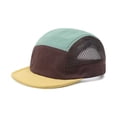 thumbnail image 2 of Lumtrix Mens 5 Panel Hats Uncrushable Foldable Baseball With Short Brim Women Color Block Mesh Running Hat Coffee One Size, 2 of 3