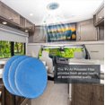 thumbnail image 3 of shiyou-RV Air Conditioner Filter - 5.25" Round Air Duct AC Filter Replacement MERV 8 Air Filter (10 Pack), 3 of 4