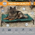 thumbnail image 3 of K&H Pet Products Original Pet Cot Elevated Dog Bed Green/Black Mesh X-Large 50 X 32 X 9 Inches, 3 of 10