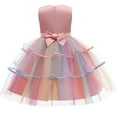 thumbnail image 3 of Flower Girls Unicorn Dress Birthday Party Pageant Costume Halloween, 3 of 3