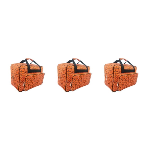 Advancent Máquina de coser Unisex portátil, tela y capacidad de almacenamiento, bolsa de máquina de confianza, fina y sin rosa naranja Type1 NO1