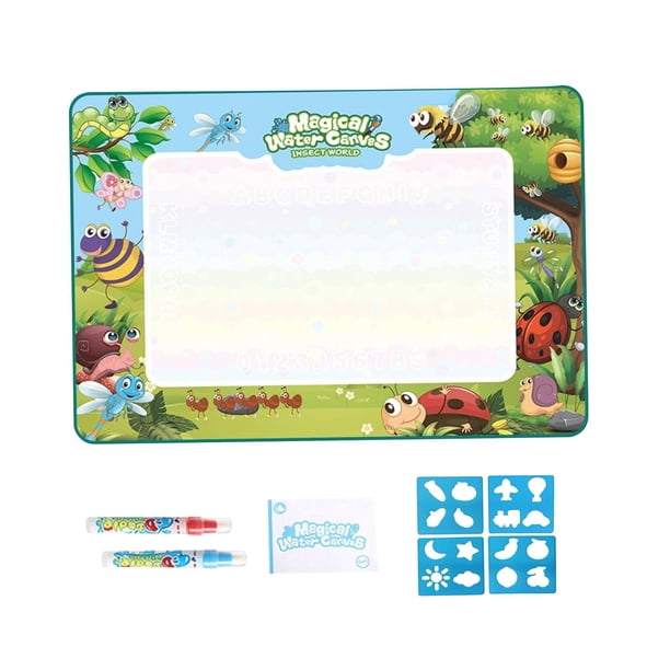 Tapete para colorear, juguete educativo, portátil, para pintar y escribir. Selva