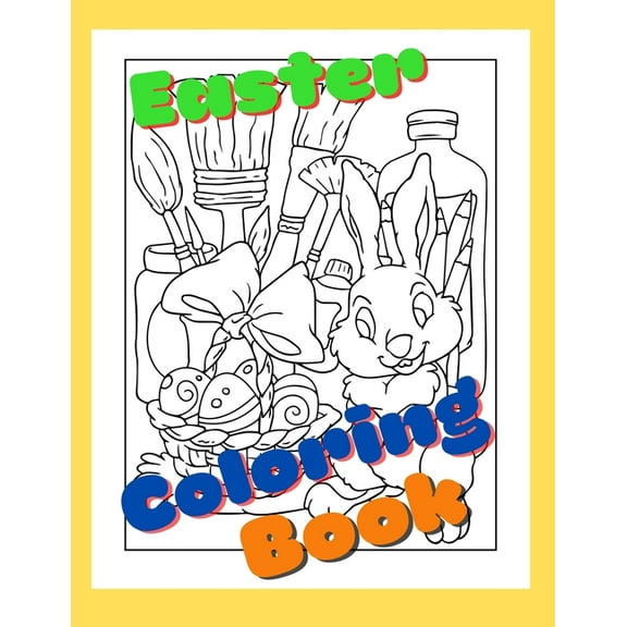 Easter Coloring Book: For kids ages 4-8 (Paperback)