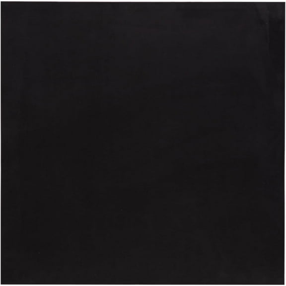 ATS Acoustics Sound Absorbing Microsuede Fabric Studio Acoustic Panel Wall Art 24" x 24" x 2" Square Edge (Black)