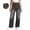 Black-A, variant on Wide Leg Jeans Woman High Waisted Pull On Baggy Jeans for Women Stretchy Trendy Womens Jean Straight Casual Denim Pants Dark Blue-A XL