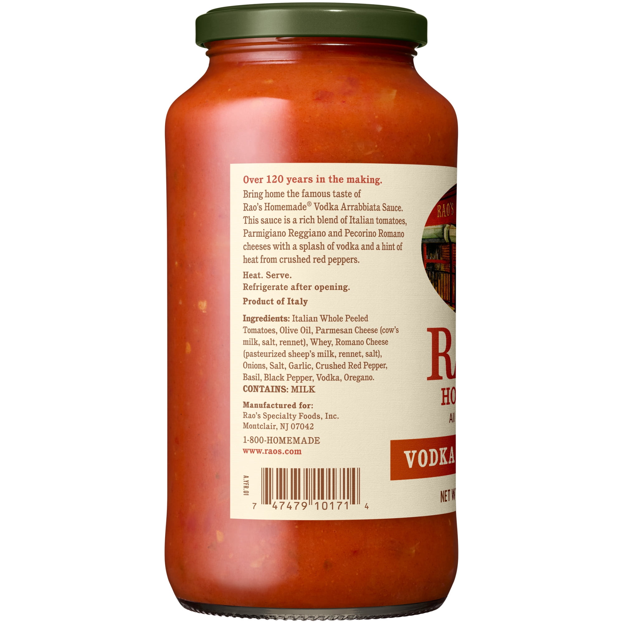 (3 pack) Rao's Homemade Vodka Arrabbiata Sauce Made with Italian Tomatoes, 24 oz