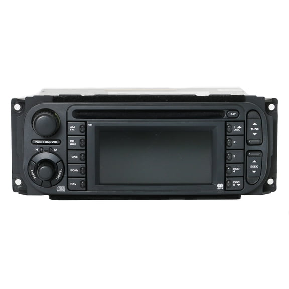 Restored 2004-2007 Chrysler Dodge Jeep AM FM Radio DVD CD GPS Navigation P56038629AI RB1 (Refurbished)