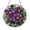 Stained Glass 5.9 Inch, variant on Purple Aster Flower Stained Glass Suncatcher Window Hanging Decor, Elegant Floral Sun Catcher Gift