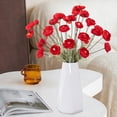 thumbnail image 5 of Artificial Ranunculus Flowers Persian Buttercup,4 Heads Vintage Long Stems Flowers for Home Wedding Decoration Bride Bouquet Rose for Flowers Crafts Floral Arrangement （Red）, 5 of 7