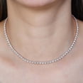 thumbnail image 2 of 10k Rose Gold 3.20 Ct. Diamond Chain Necklace, 2 of 5