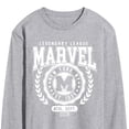 thumbnail image 3 of Marvel - Collegiate - Men's Long Sleeve Graphic T-Shirt, 3 of 5