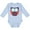 AE-Light Blue, variant on Inktastic Owl Boys or Girls Long Sleeve Baby Bodysuit